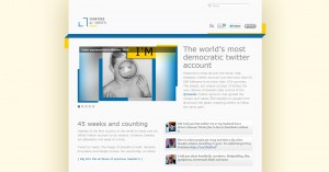 Die Startseite der "Curators of Sweden": "The world's most democratic twitter account"