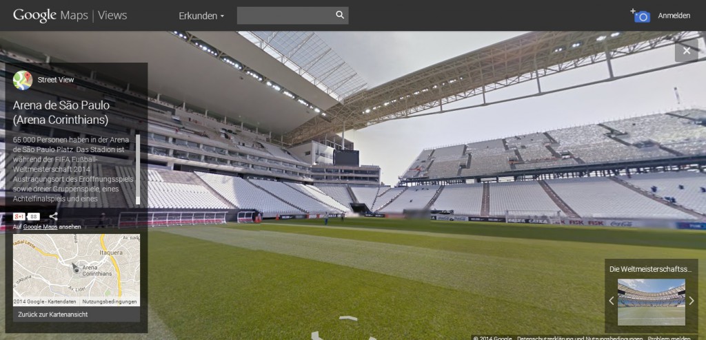 Google Streetview WM 2014