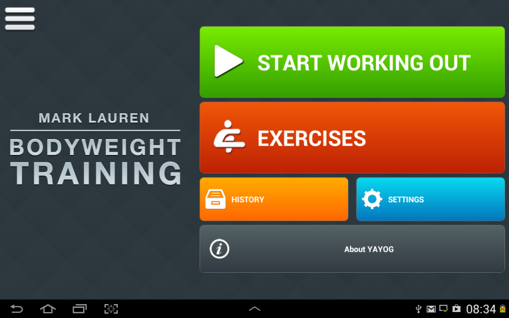 - You Are Your Own Gym App (Quelle) 
